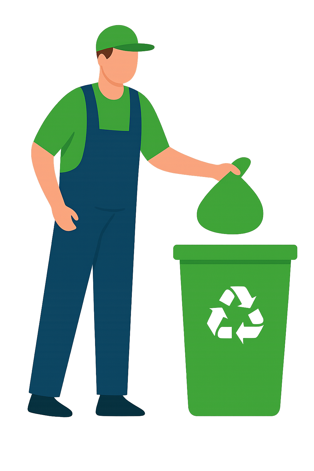 Recycle man icon